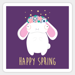 Spring bunny Sticker